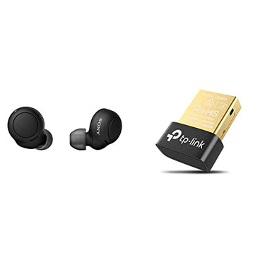 Sony WF-C500 True Wireless Kopfhörer Schwarz & TP-Link UB400 Nano USB Bluetooth 4.0 Adapter Dongle (für PC Laptop Desktop Computer, unterstützt Windows 10/8.1/8/7/XP, Plug & Play für Windows 10/8.1/8) im Sale
